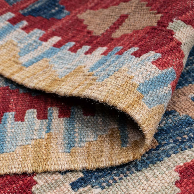 Biegacz Dywan Kelim - Splash - 214 x 63 cm - wielokolorowy