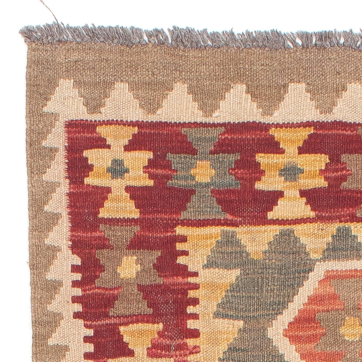 Biegacz Dywan Kelim - Splash - 211 x 63 cm - wielokolorowy