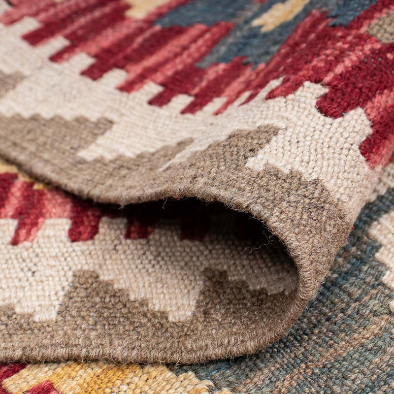 Biegacz Dywan Kelim - Splash - 211 x 63 cm - wielokolorowy