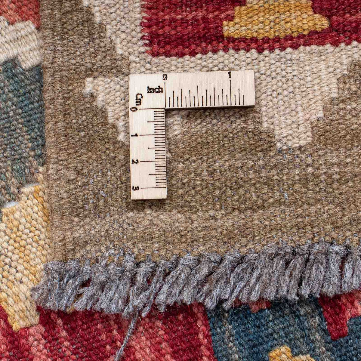 Biegacz Dywan Kelim - Splash - 211 x 63 cm - wielokolorowy