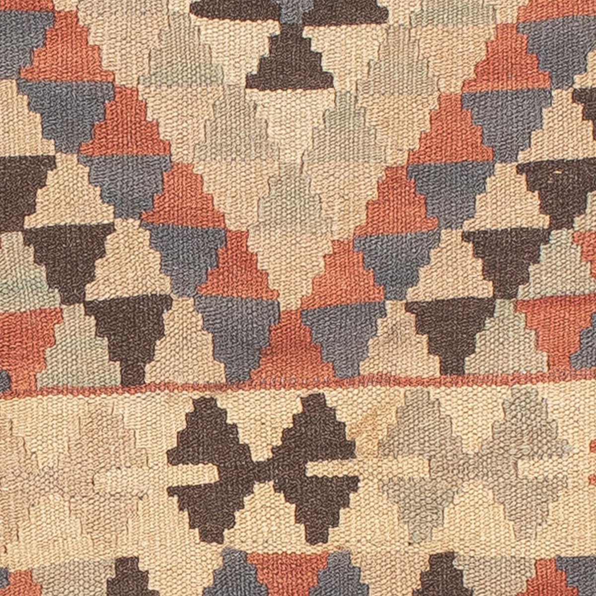 Biegacz Dywan Kelim - Splash - 173 x 70 cm - jasnobrązowy