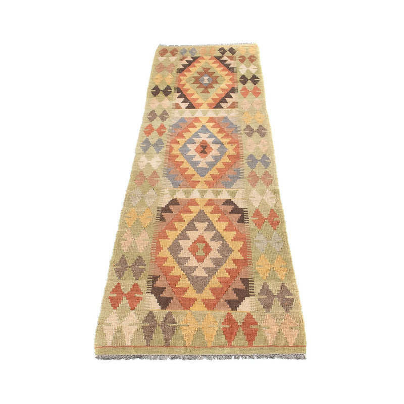 Biegacz Dywan Kelim - Splash - 194 x 48 cm - wielokolorowy