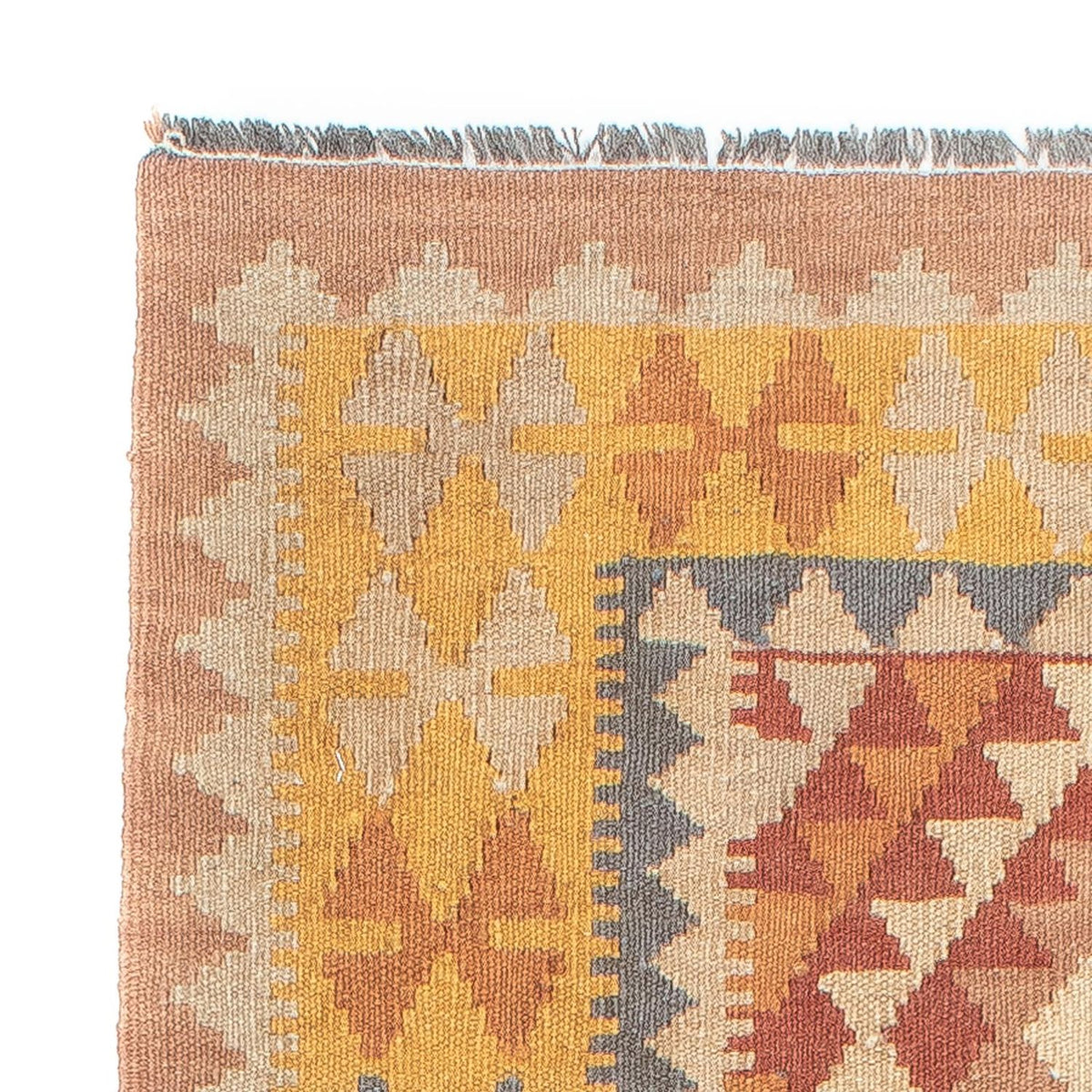 Biegacz Dywan Kelim - Splash - 197 x 62 cm - wielokolorowy