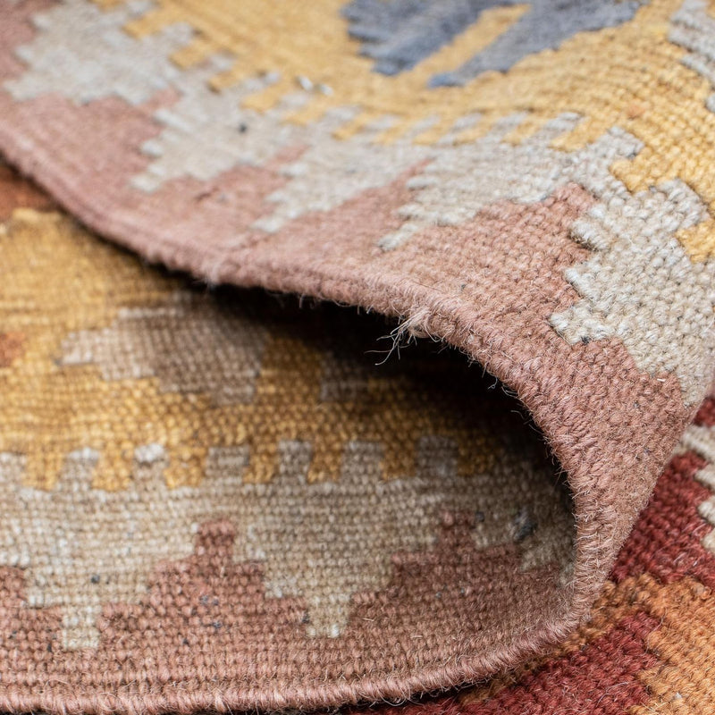 Biegacz Dywan Kelim - Splash - 197 x 62 cm - wielokolorowy