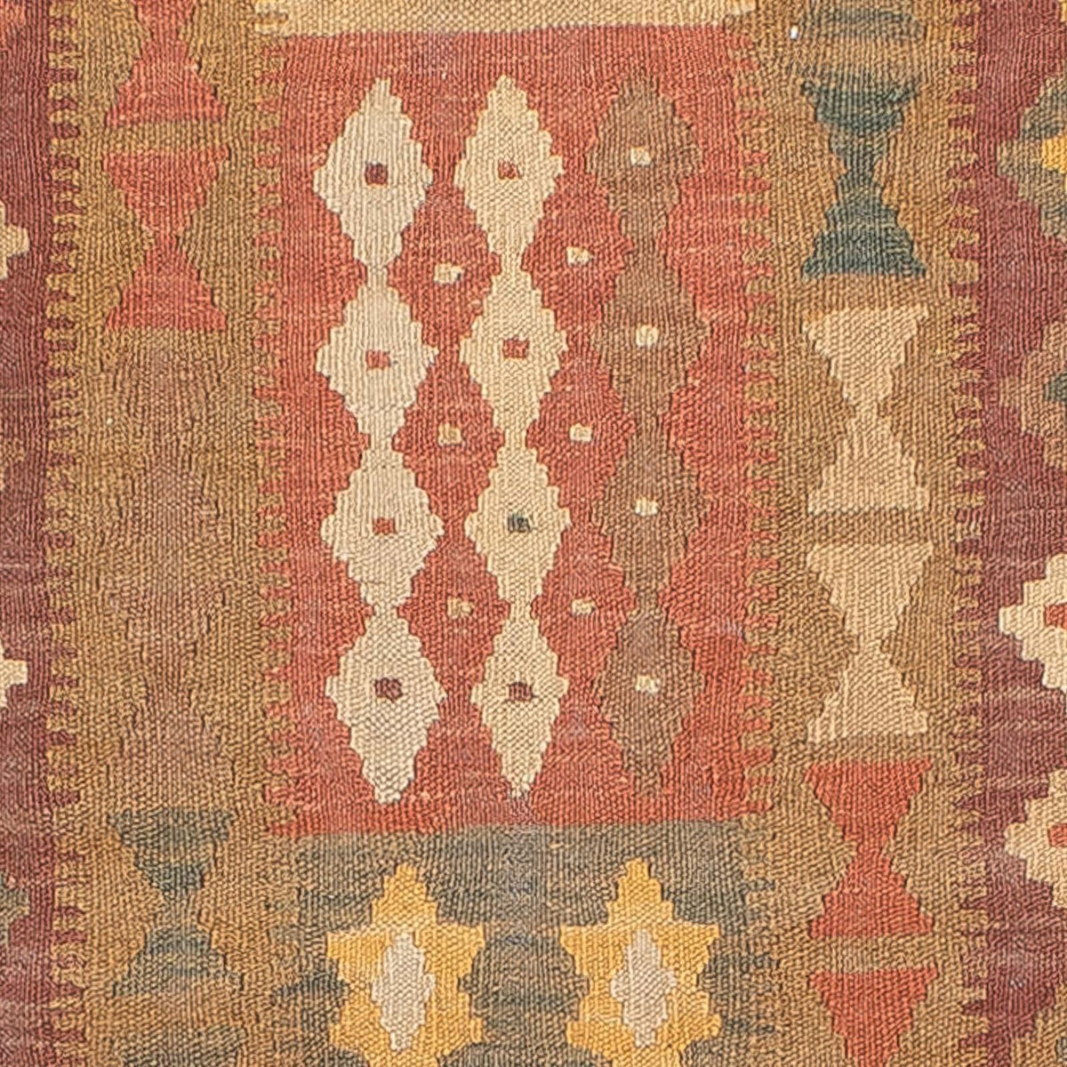 Biegacz Dywan Kelim - Splash - 321 x 91 cm - wielokolorowy