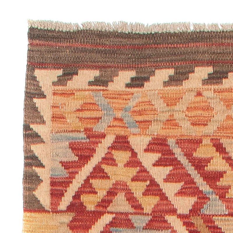 Biegacz Dywan Kelim - Splash - 384 x 75 cm - czerwony