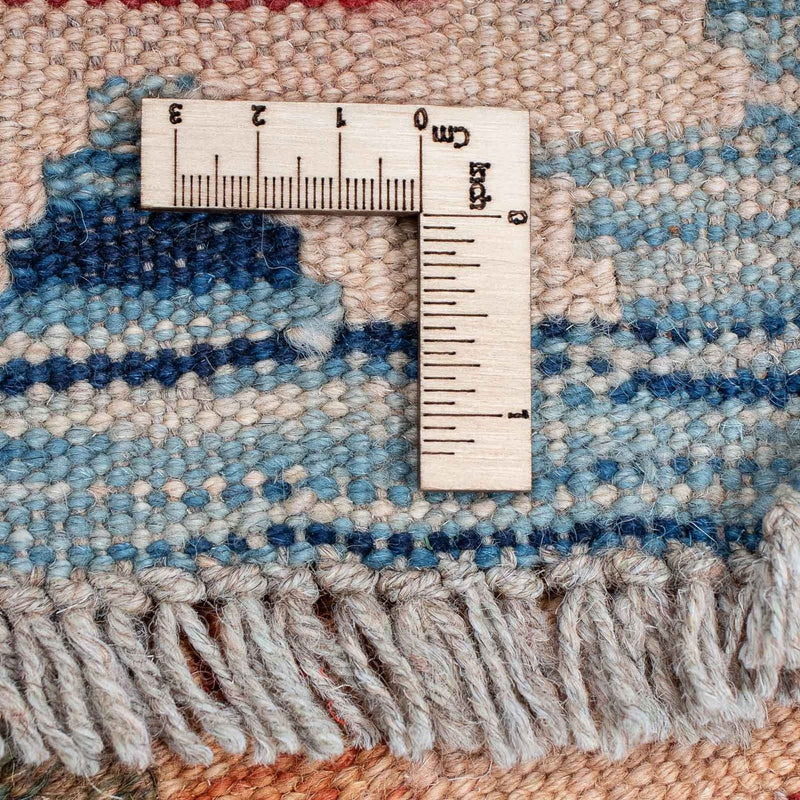 Biegacz Dywan Kelim - Splash - 389 x 81 cm - wielokolorowy