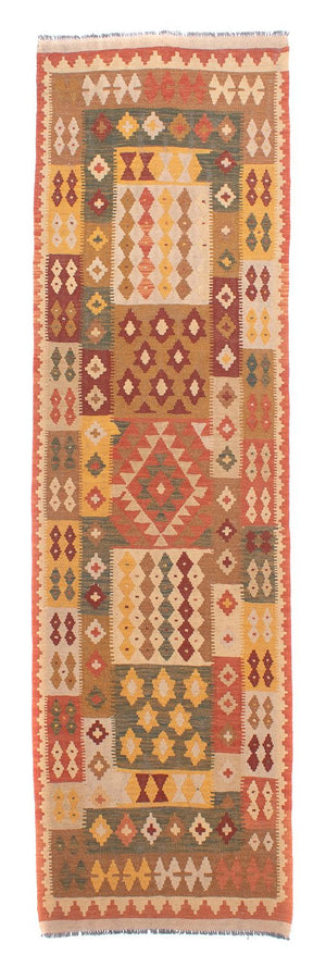 Biegacz Dywan Kelim - Splash - 320 x 88 cm - wielokolorowy