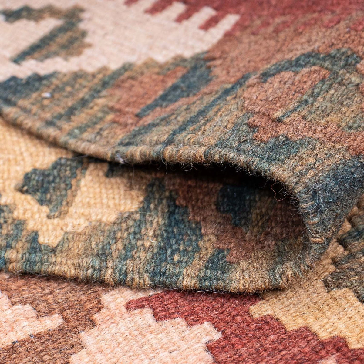 Biegacz Dywan Kelim - Splash - 397 x 95 cm - wielokolorowy