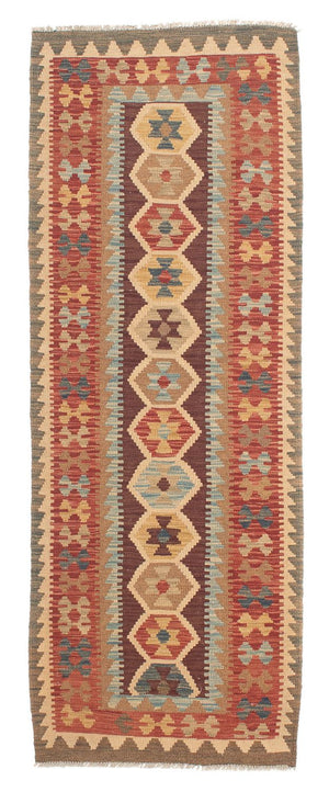 Biegacz Dywan Kelim - Splash - 200 x 67 cm - wielokolorowy