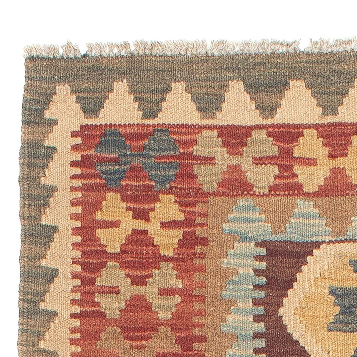 Biegacz Dywan Kelim - Splash - 200 x 67 cm - wielokolorowy