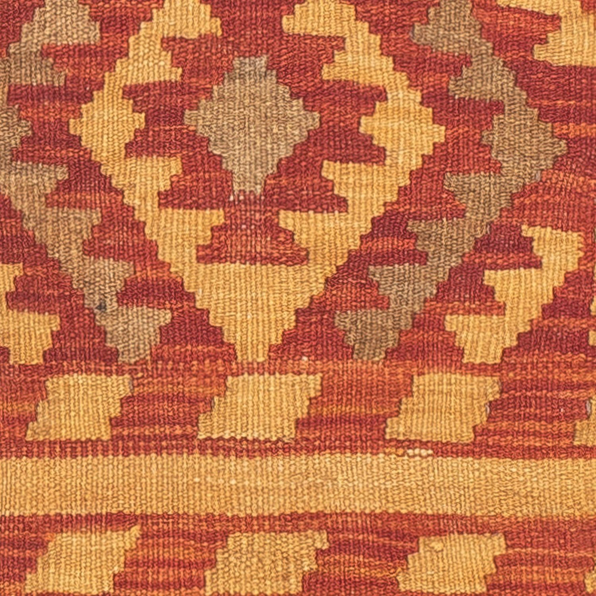 Biegacz Dywan Kelim - Splash - 190 x 47 cm - czerwony