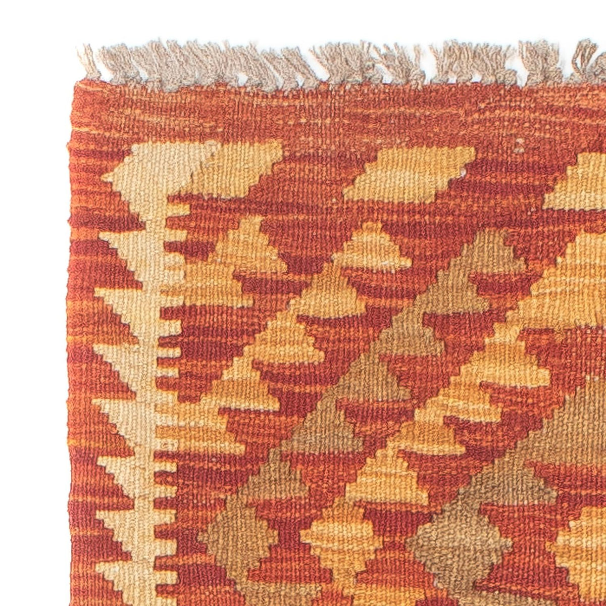 Biegacz Dywan Kelim - Splash - 190 x 47 cm - czerwony