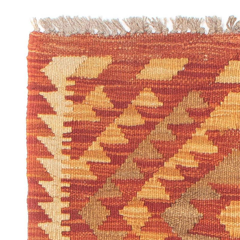 Biegacz Dywan Kelim - Splash - 190 x 47 cm - czerwony