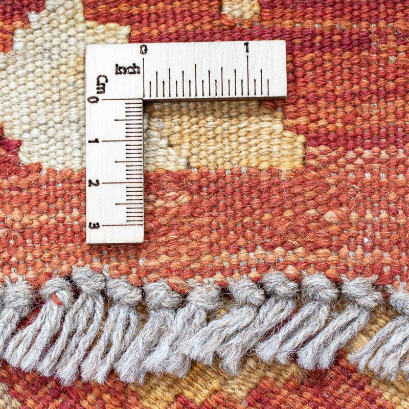 Biegacz Dywan Kelim - Splash - 190 x 47 cm - czerwony