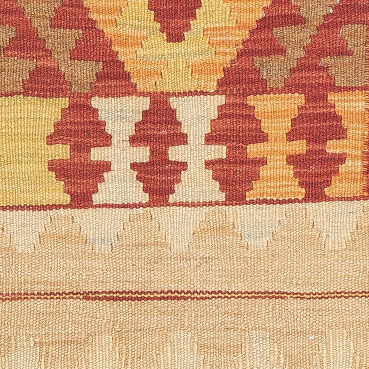 Biegacz Dywan Kelim - Splash - 197 x 56 cm - wielokolorowy