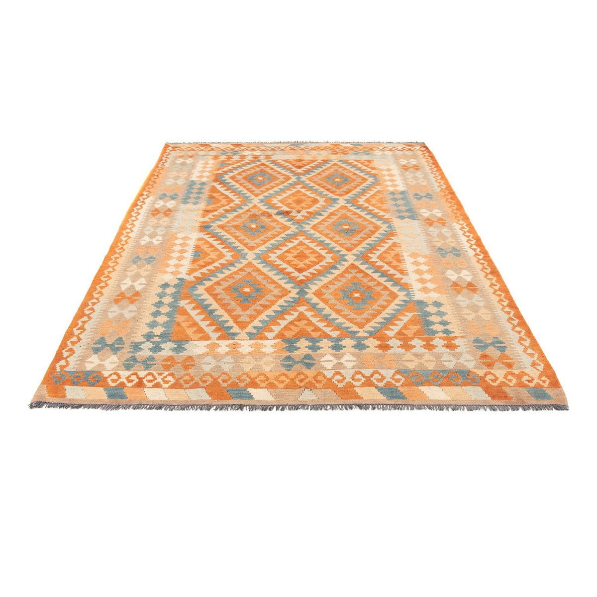 Dywan Kelim - Splash - 214 x 159 cm - wielokolorowy