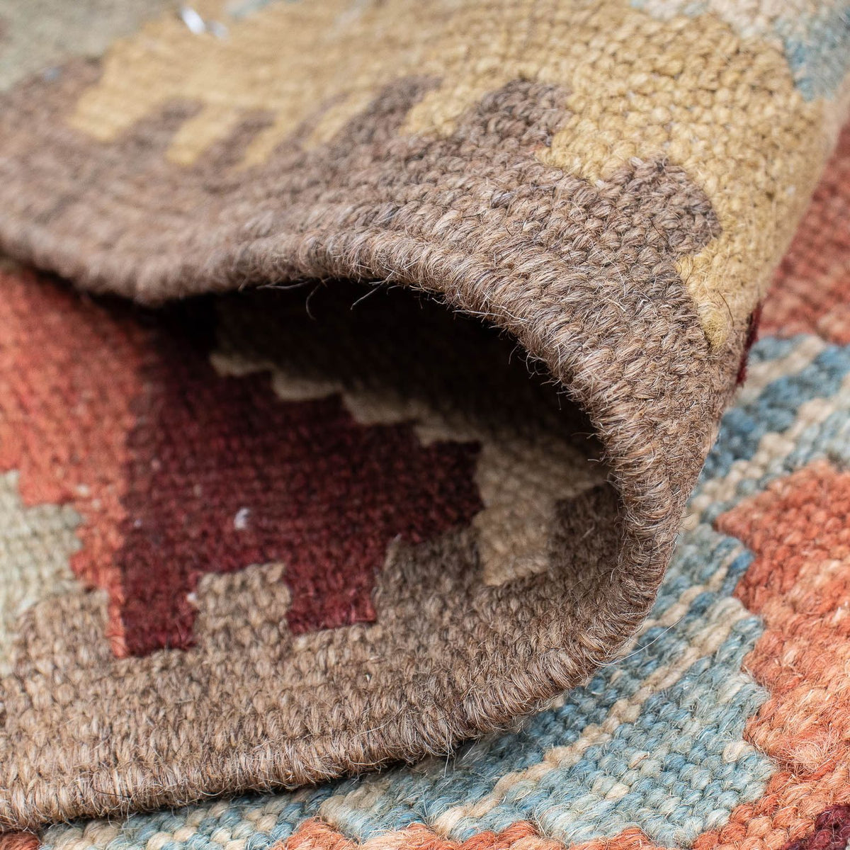 Biegacz Dywan Kelim - Splash - 200 x 62 cm - wielokolorowy