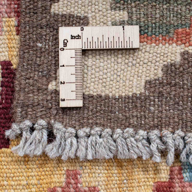 Biegacz Dywan Kelim - Splash - 200 x 65 cm - jasna czerwień