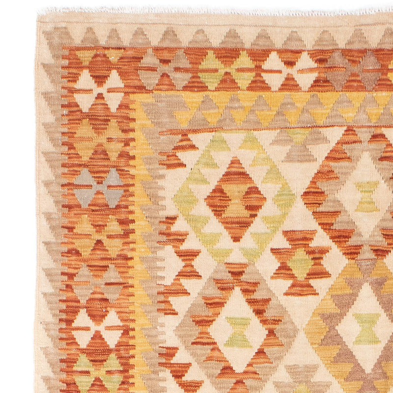 Dywan Kelim - Orientalny - 218 x 144 cm - beżowy