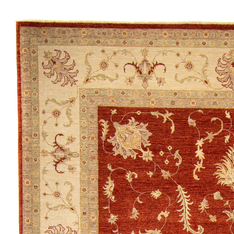 Dywan Zieglera - 350 x 254 cm - ciemna czerwień