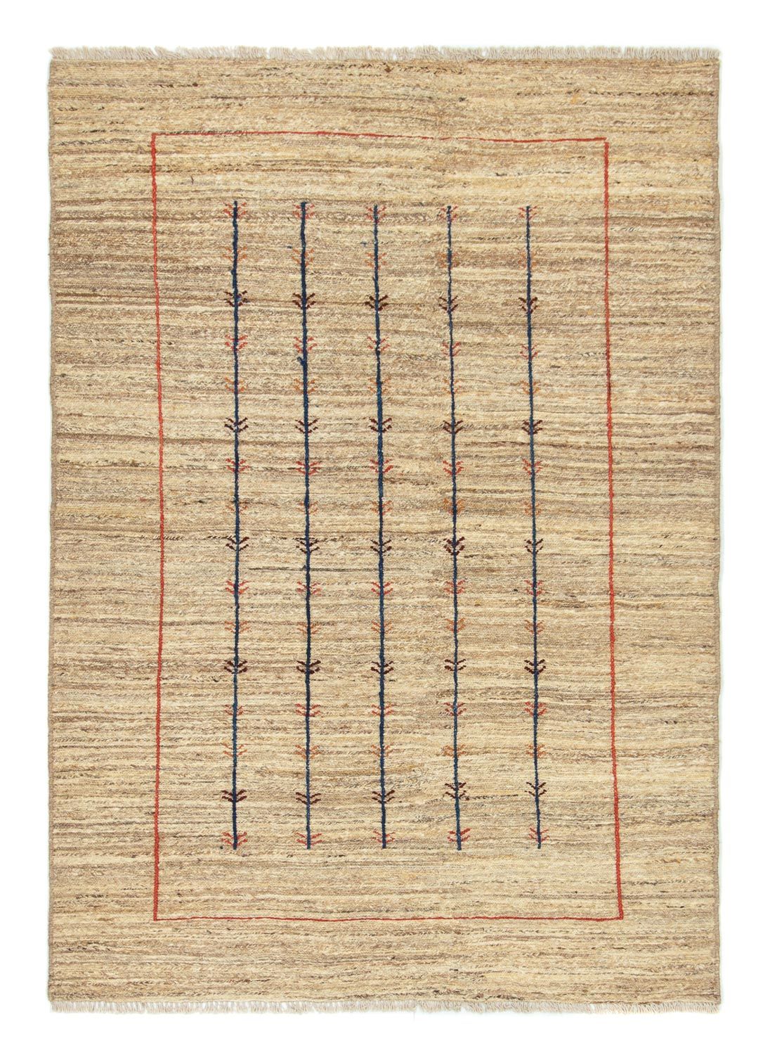 Dywan Gabbeh - perski - 200 x 140 cm - beżowy