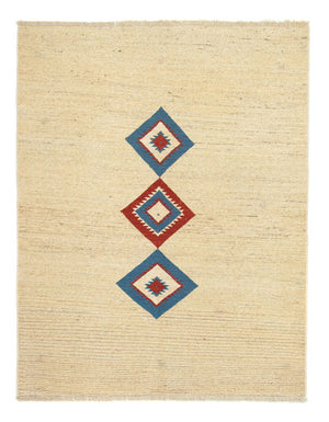 Dywan Gabbeh - perski - 190 x 148 cm - beżowy