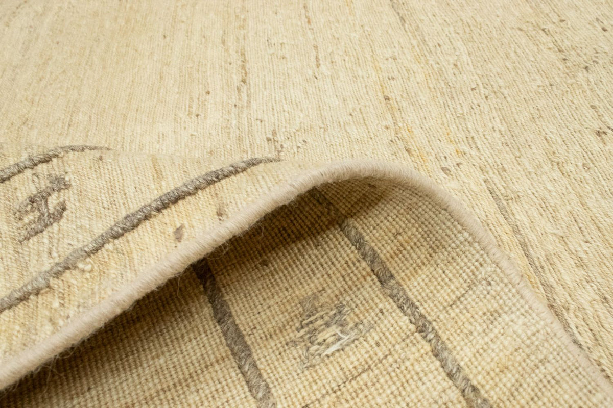 Dywan Gabbeh - perski - 191 x 150 cm - beżowy