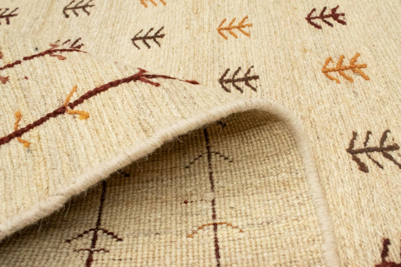 Dywan Gabbeh - perski - 175 x 117 cm - beżowy