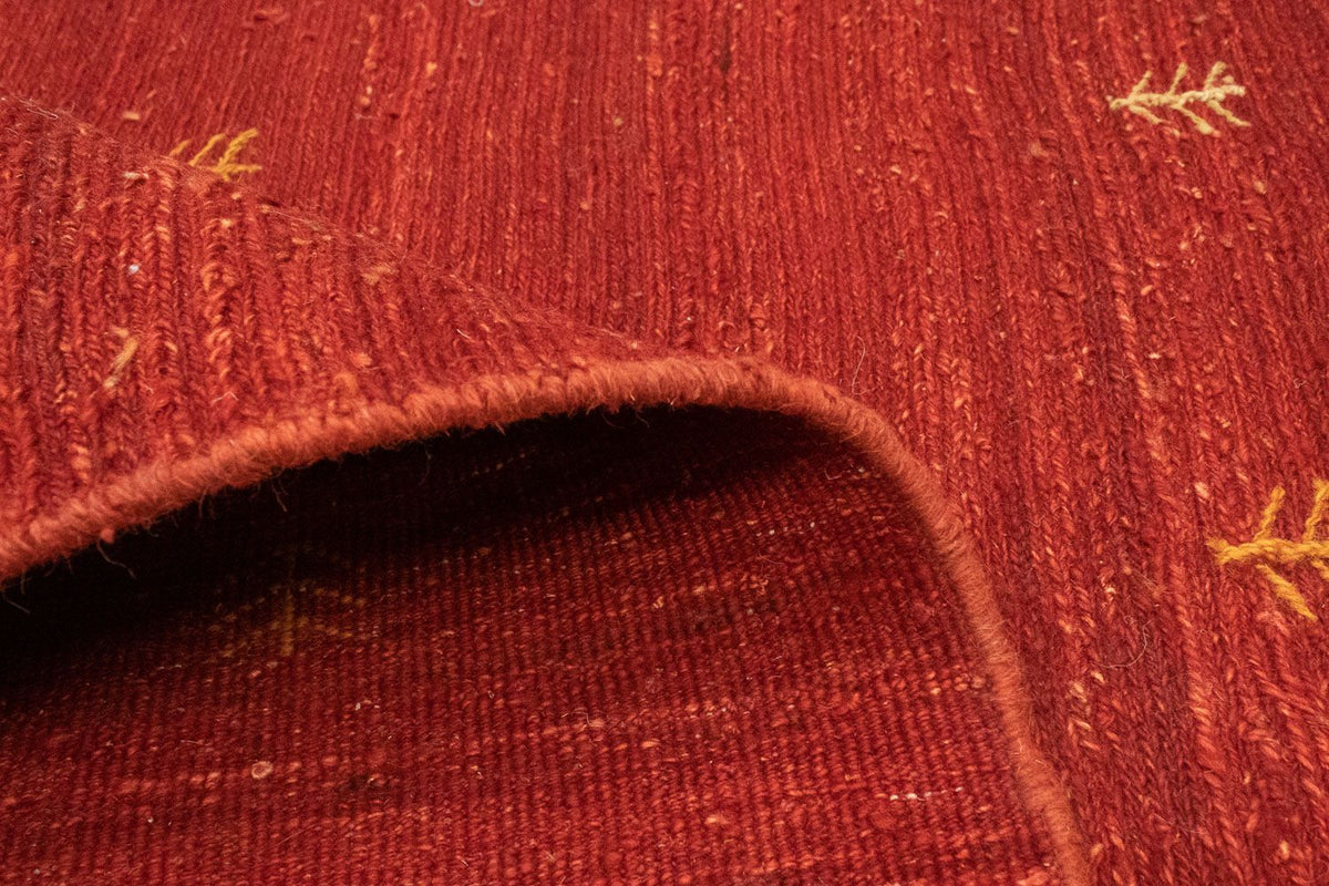 Dywan Gabbeh - perski - 148 x 104 cm - czerwony