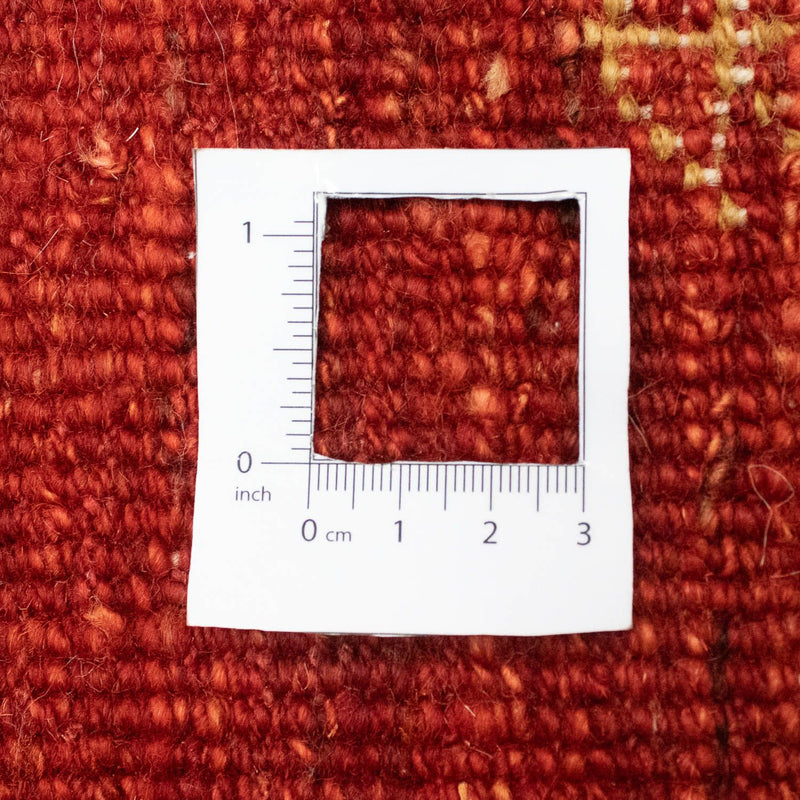 Dywan Gabbeh - perski - 148 x 104 cm - czerwony