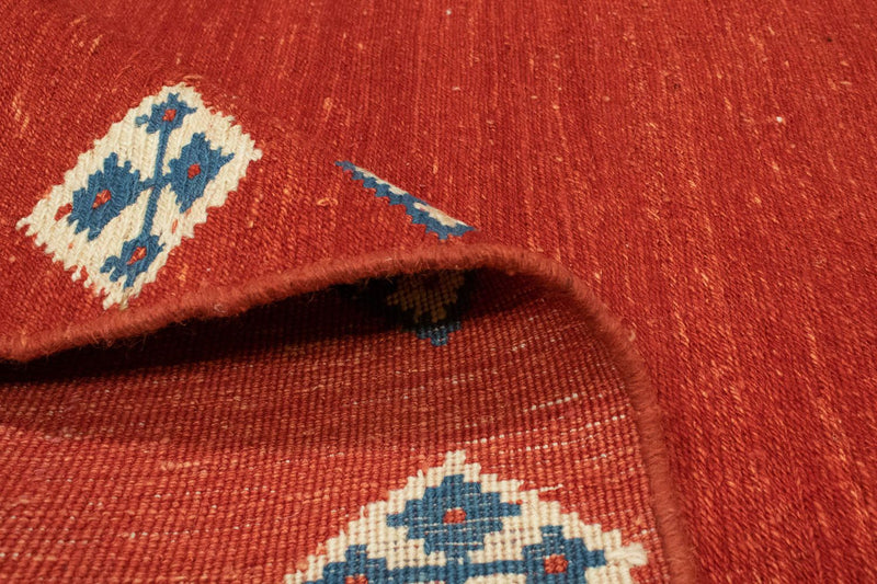 Dywan Gabbeh - perski - 178 x 148 cm - czerwony