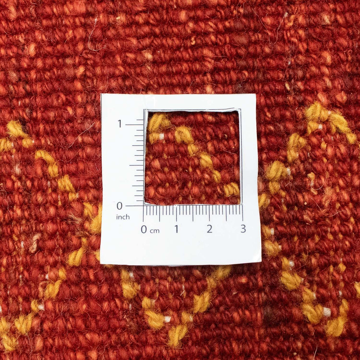 Dywan Gabbeh - perski - 175 x 112 cm - czerwony