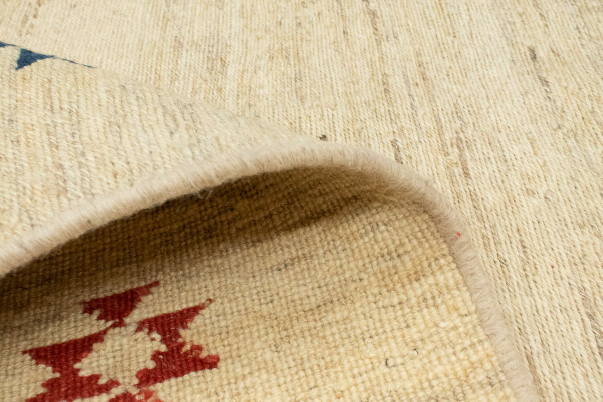 Dywan Gabbeh - perski - 188 x 148 cm - beżowy