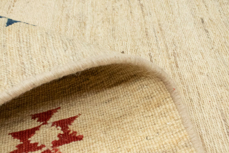 Dywan Gabbeh - perski - 188 x 148 cm - beżowy