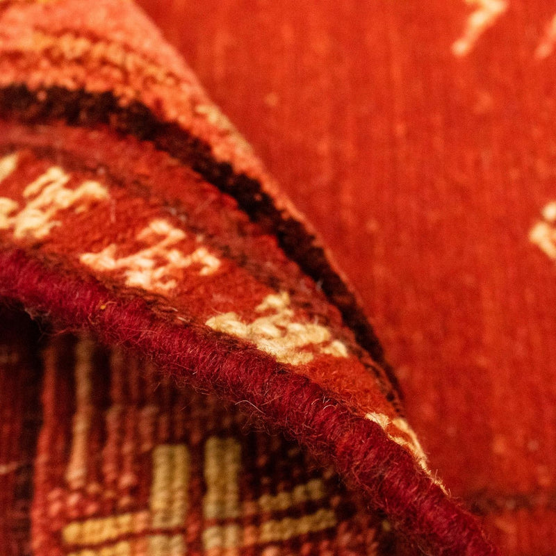 Dywan Gabbeh - Loribaft Perski - 150 x 97 cm - ciemna czerwień