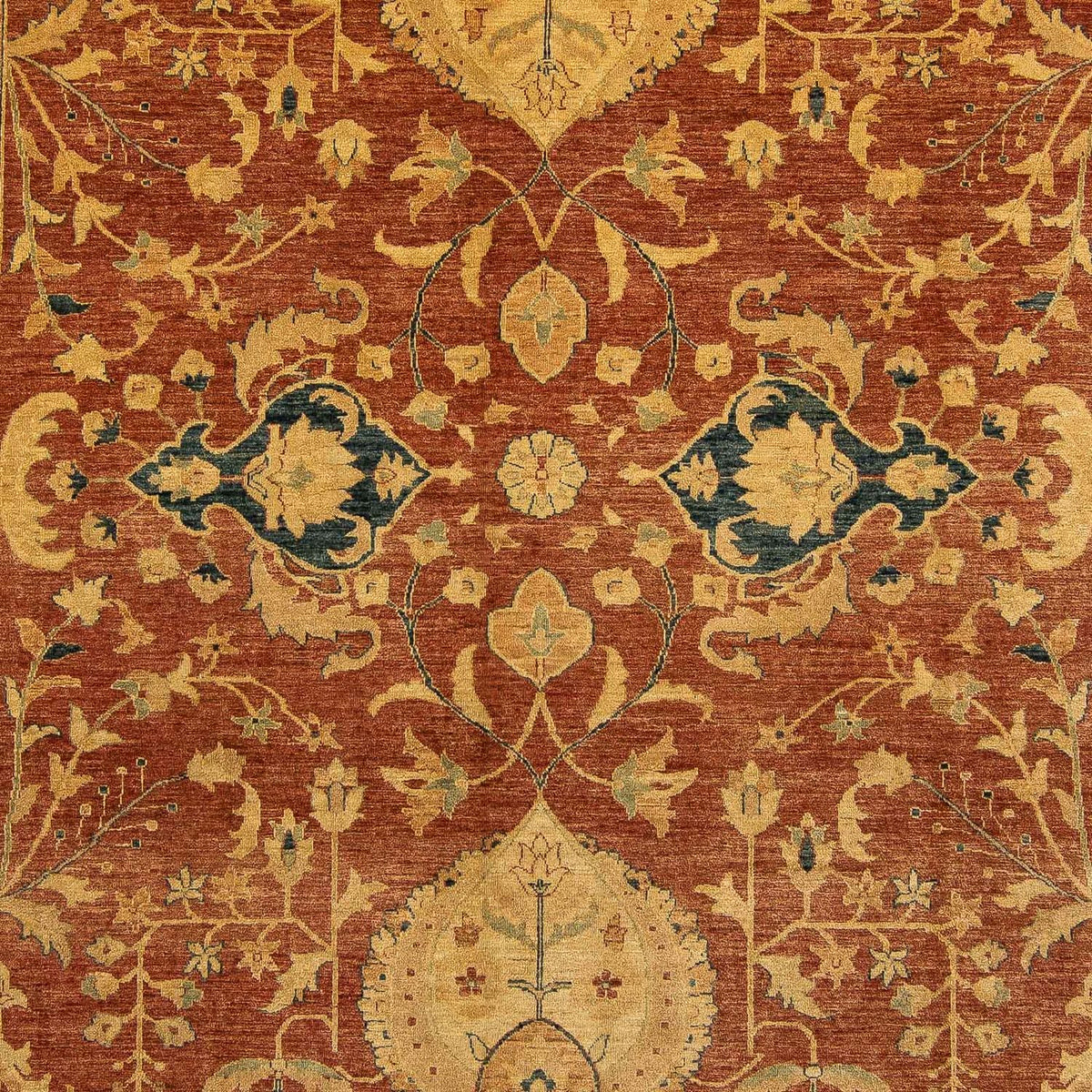 Perski dywan - Nomadyczny - 414 x 282 cm - rdza