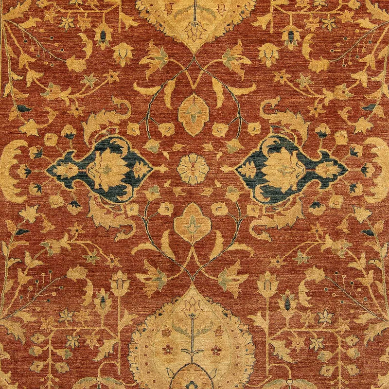 Perski dywan - Nomadyczny - 414 x 282 cm - rdza