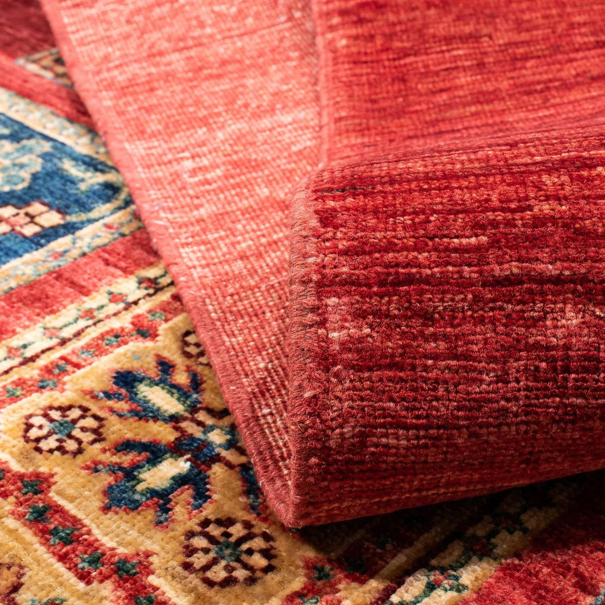 Dywan Zieglera - 237 x 170 cm - ciemna czerwień