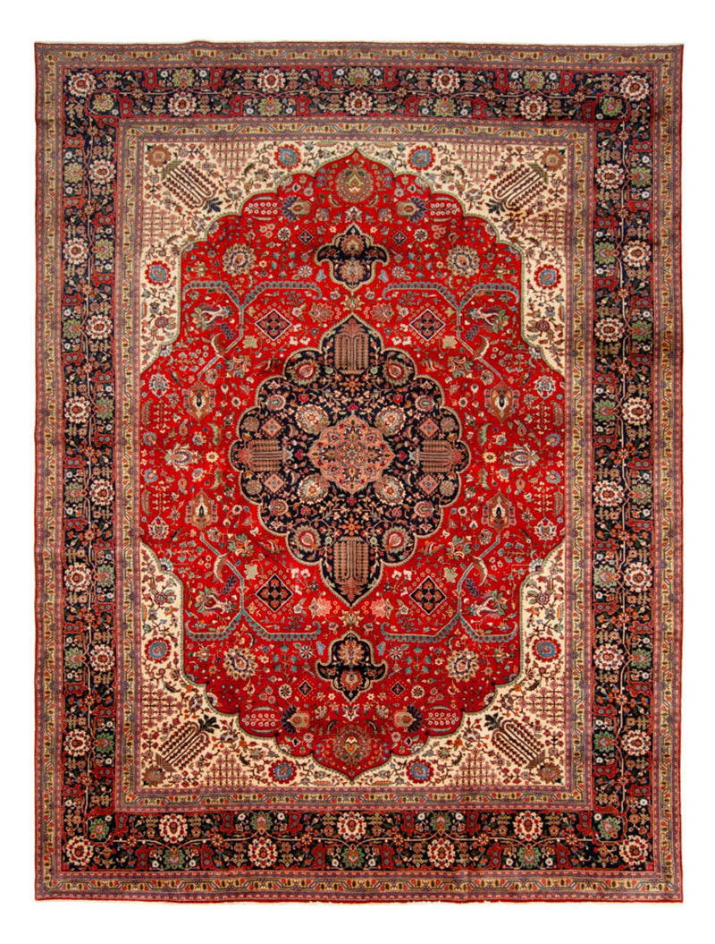 Dywan perski - Tabriz - Królewski - 490 x 352 cm - czerwony