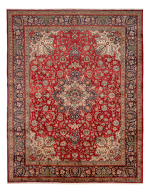 Dywan perski - Tabriz - 434 x 343 cm - czerwony