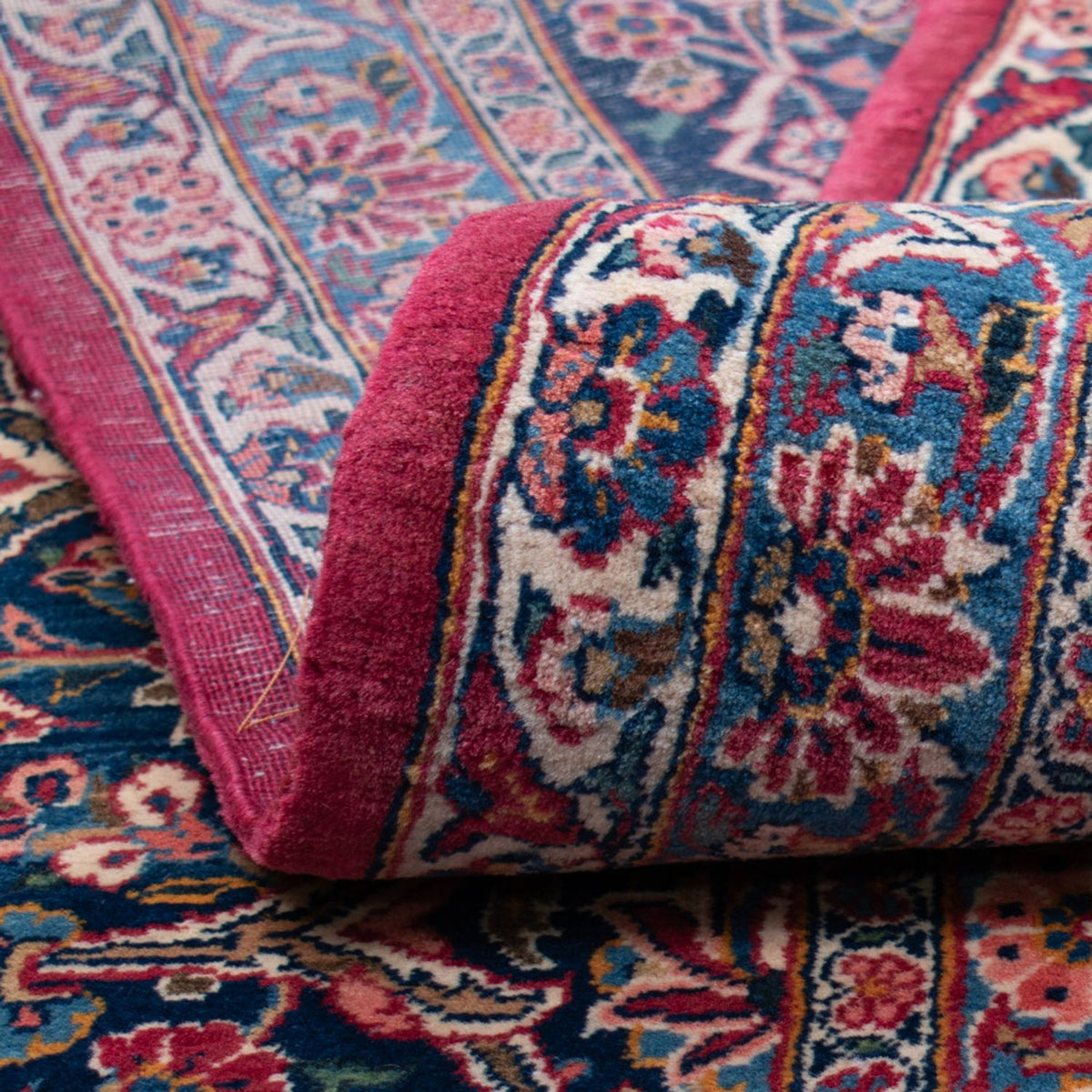 Dywan perski - Keshan - 467 x 328 cm - czerwony