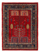 Dywan Gabbeh - Kashkuli perski - 120 x 85 cm - czerwony