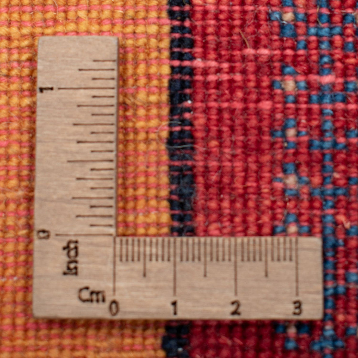 Dywan Gabbeh - Loribaft Perski - 118 x 84 cm - złoto