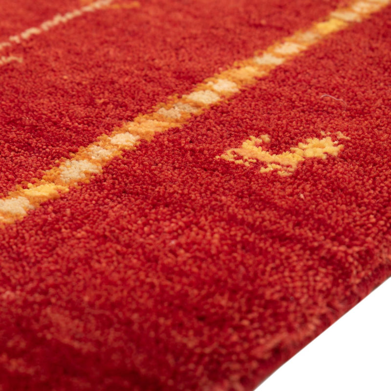 Dywan Gabbeh - Loribaft Perski - 133 x 84 cm - czerwony