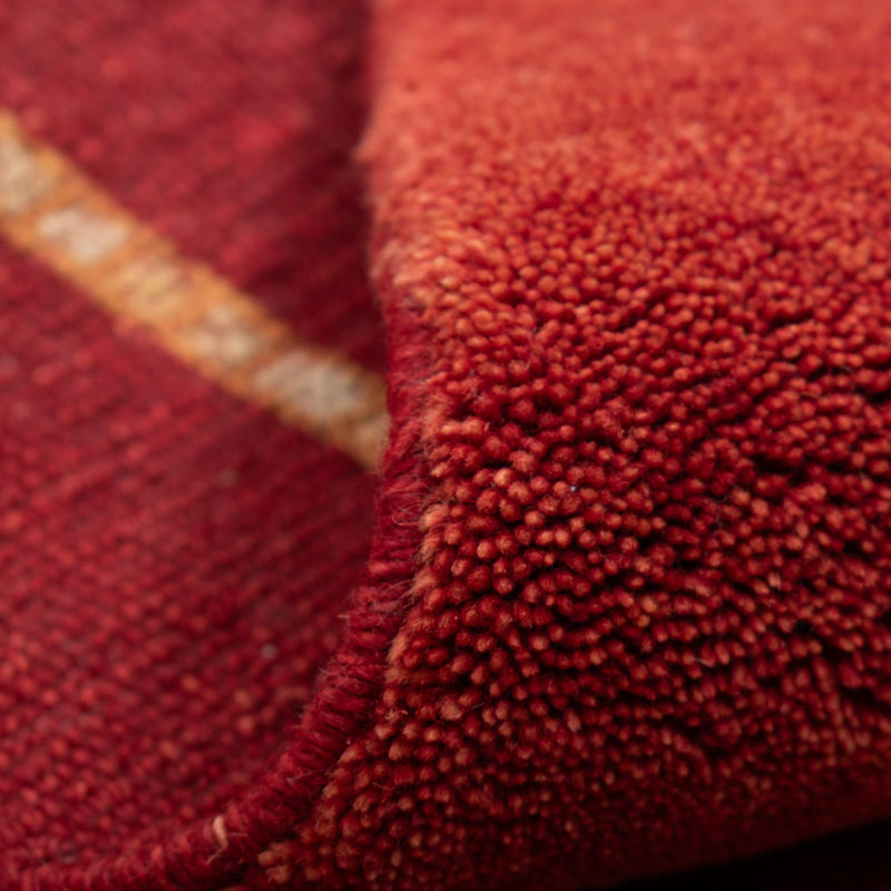 Dywan Gabbeh - Loribaft Perski - 133 x 84 cm - czerwony