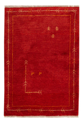 Dywan Gabbeh - Loribaft Perski - 126 x 85 cm - czerwony