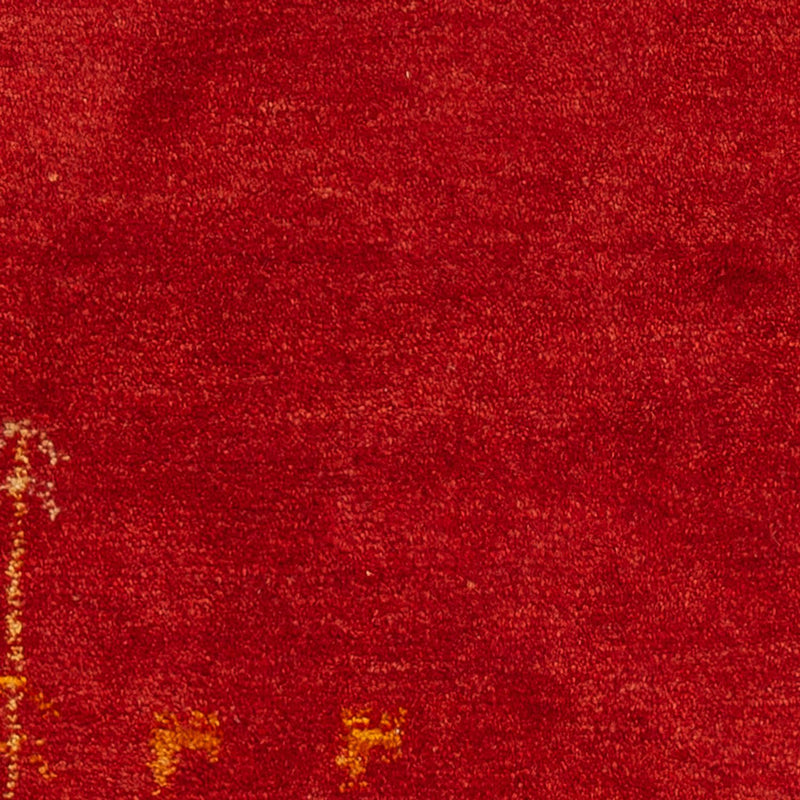 Dywan Gabbeh - Loribaft Perski - 126 x 85 cm - czerwony