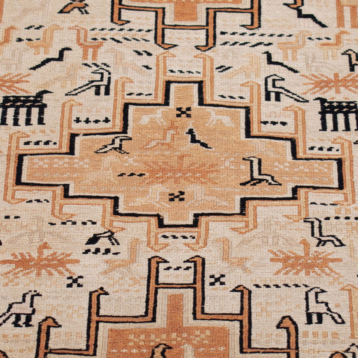 Dywan Kelim - Orientalny - 100 x 71 cm - beżowy