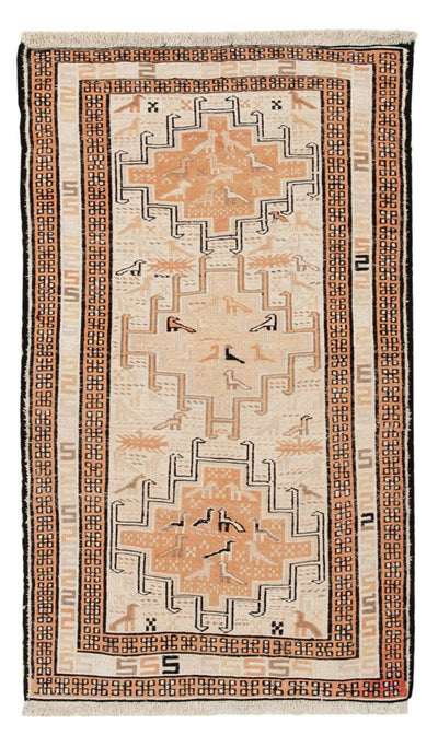 Jedwabny kilim Dywan 63x107cm